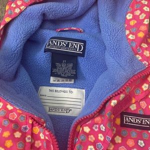 Beautiful 2T one piece winter snowsuit fuzzy warm inside